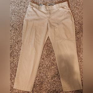 Lee Comfort Stretch Waistband Chino Boot-cut pants khaki 16w